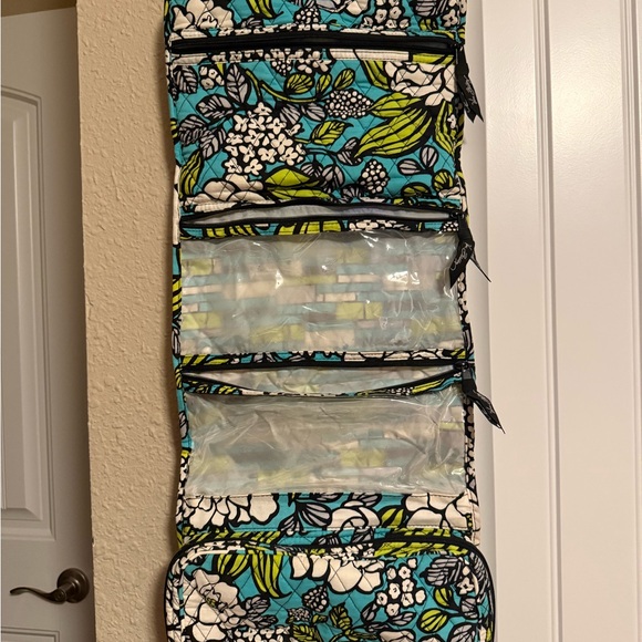 Vera Bradley Handbags - Vera Bradley Blue and Green Floral Travel Bag
